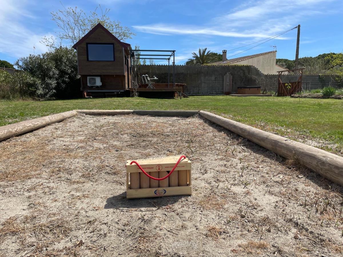 Myinsolite - Tiny-House, Jacuzzi, Brasero, Piscine Aigues-Mortes Exterior foto